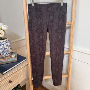 Koral Lustrous Infinity High Rise Leggings Womens Large Snakeskin